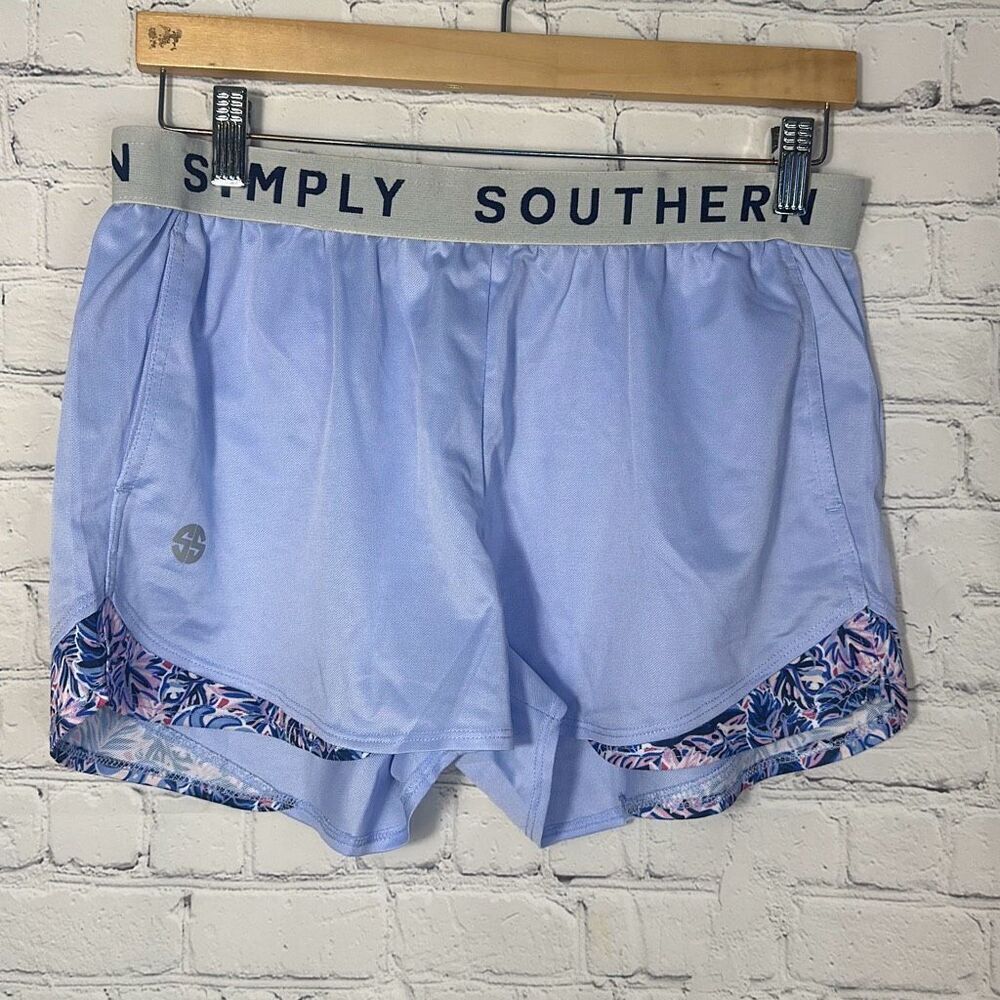 Simply Southern Blue Cheer Shorts size XL Polyester‎